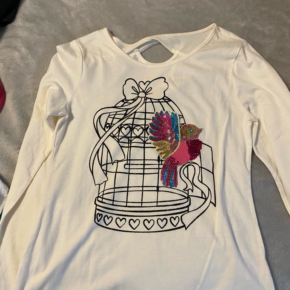 Long sleeve, Justice shirt for girls